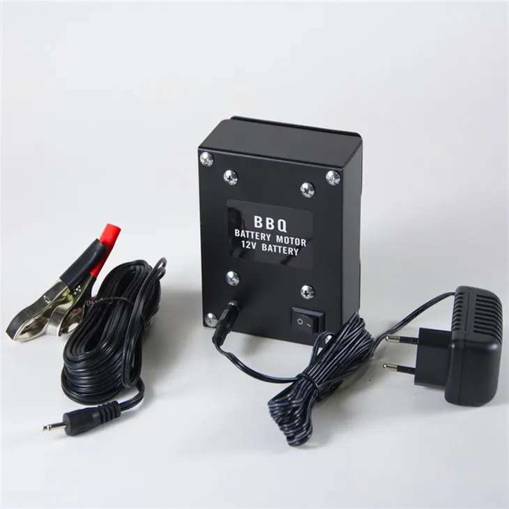 100%-os minőségbiztosítás, nyárson sült motor DC 12V Rotisserie nagy teherbírású sertéssütő motor BBQ grillmotor FD608A