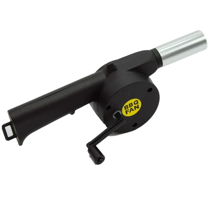 Olcsó kézi BBQ ventilátor Koreai klasszikus fekete grillventilátor légfúvó FD301A-1